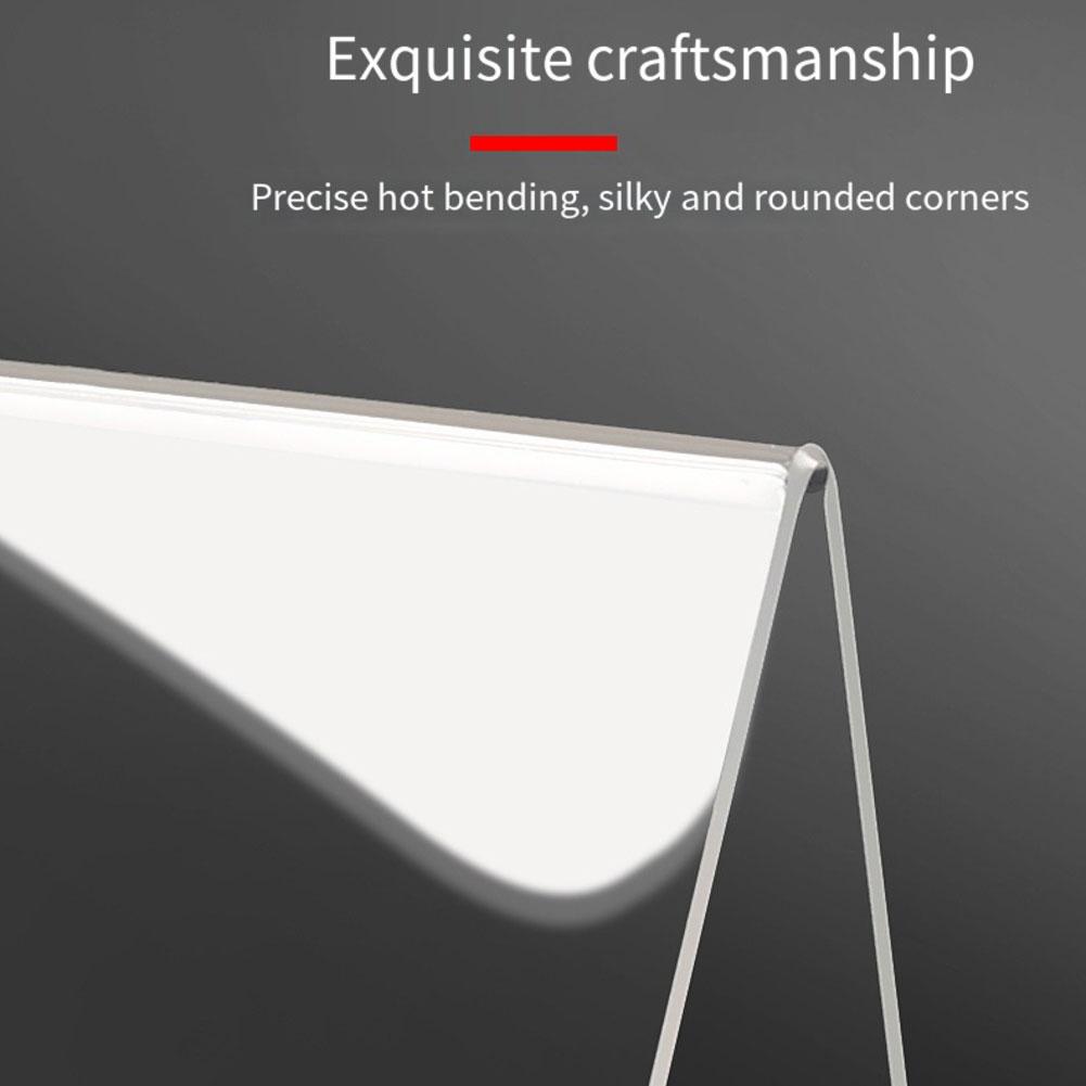 Book Support Frame Acrylic Book Holder Oil Resistant Scratches Protective Film Versatile Acrylic Display Stand