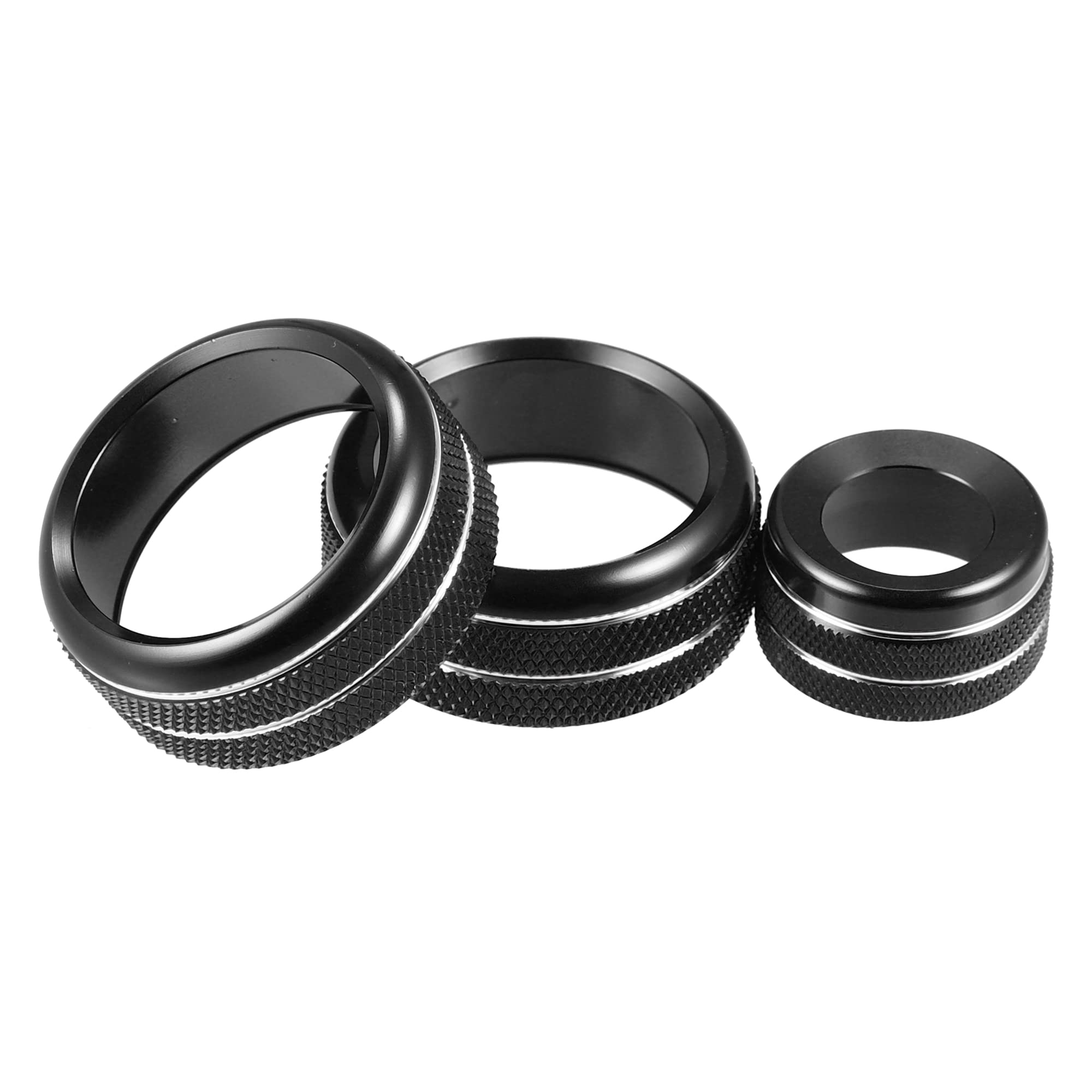 

A ABSOPRO Car Console AC Audio Volume Knob Ring Cover for BM W F20 чёрный