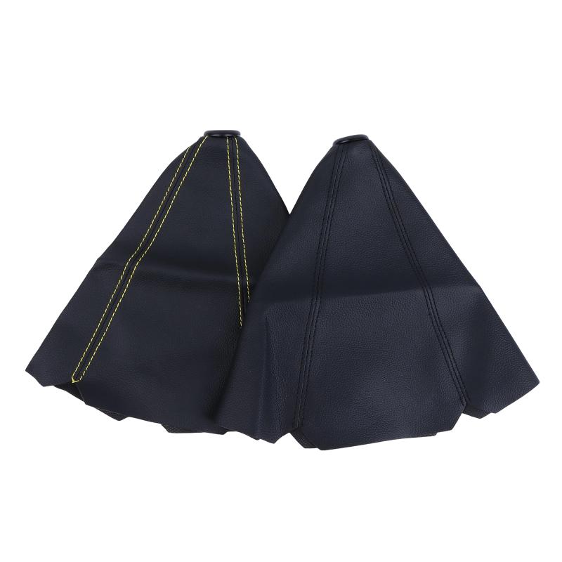 Multiple Styles Universal Pu Leather Car Gear Shift Collars Auto Manual Stick Shifter Knob Boot Cover Gaiter Accessories