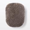 MUJI Warm Fiber Pique Hot Water Bottle 24 x 20 12826422 Cover, Small, Brown, Approx. cm,