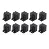 10Pcs 5P 40A Relay Socket with 50Pcs Terminals for Car Alarms Headlights Remote Start