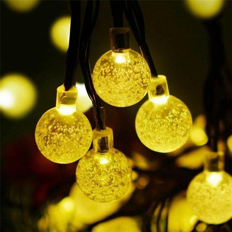 20ft 30 Led Solar String Ball Lights Outdoor Waterproof Warm White Garden Decor At Affordable S Free Real Reviews With Photos Joom 20ft 30 Led Solar String Ball, Ball String Lights Outdoor
