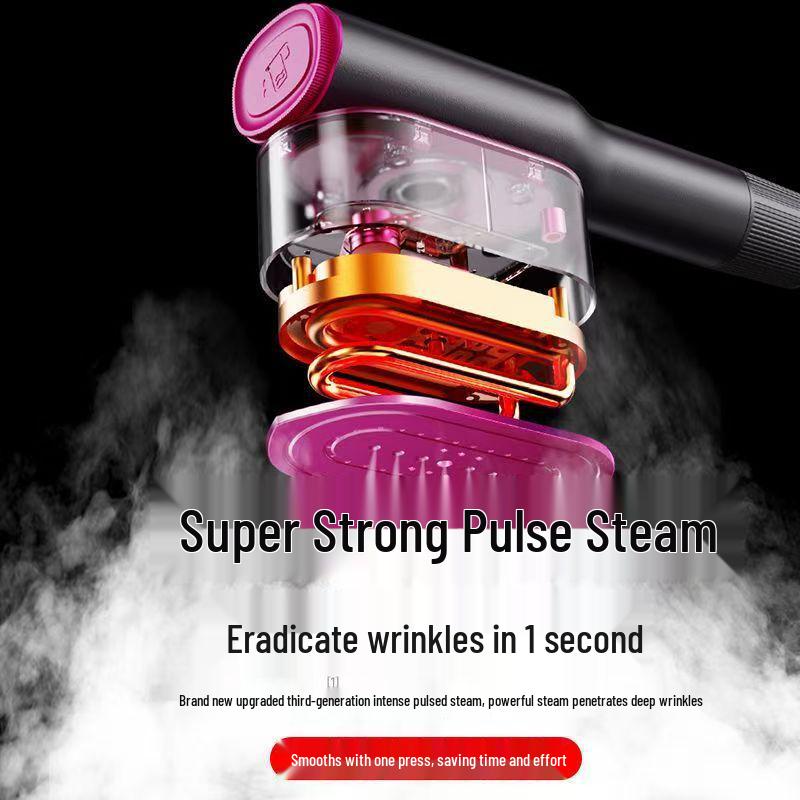 Portable Dual-Use Handheld Garment Steamer and Iron - Dry/Wet, Foldable, Rotatable