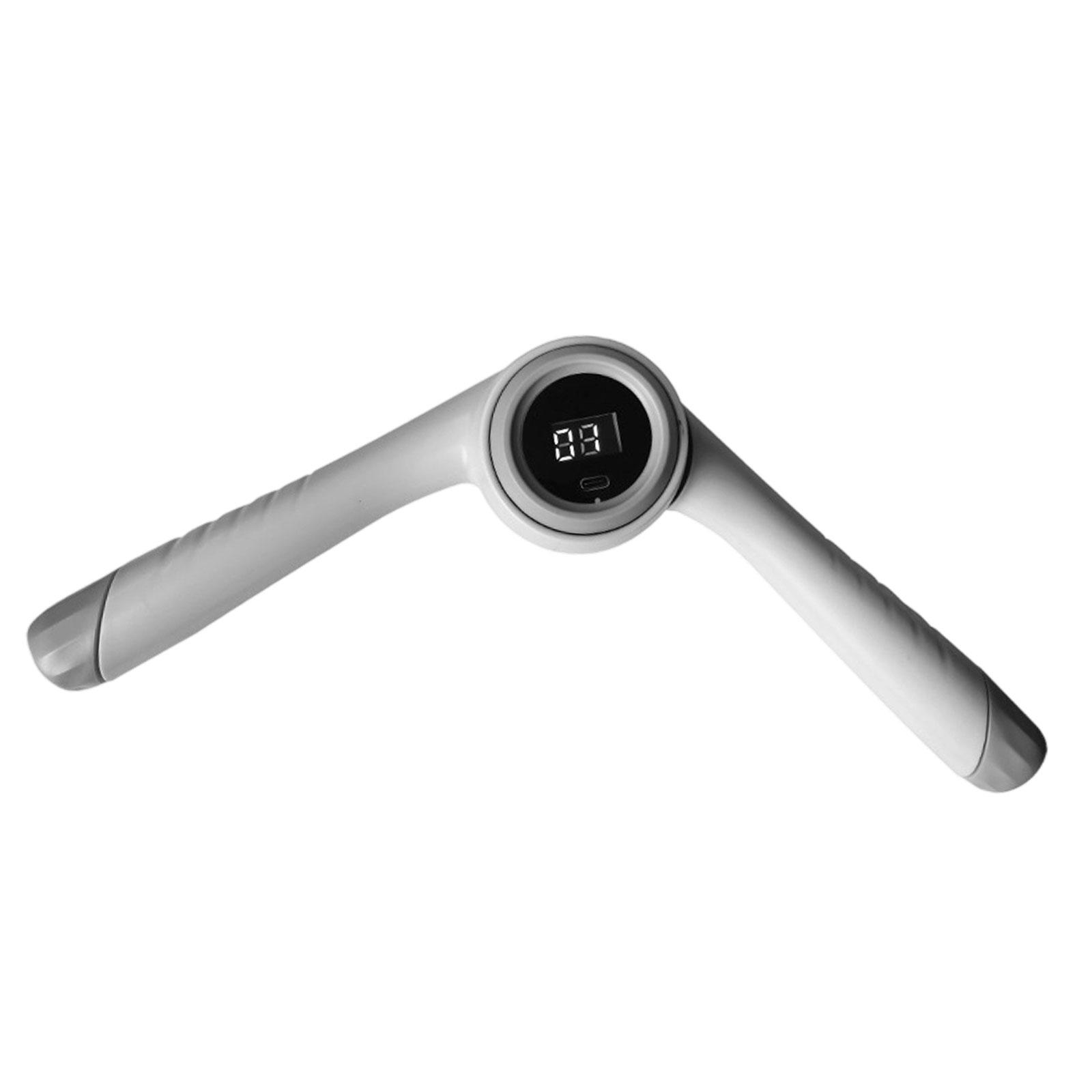 Hand Grip Strengthener Arm Chest Exerciser Power Bar Forearm Strengthener Hand серый