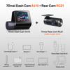 70mai Dash Cam A410 Front 1440P Rear 1080P Car DVR Upgraded Ver. of 70mai A400 Car Recorder 24H Parking Mode Support Max 256GB