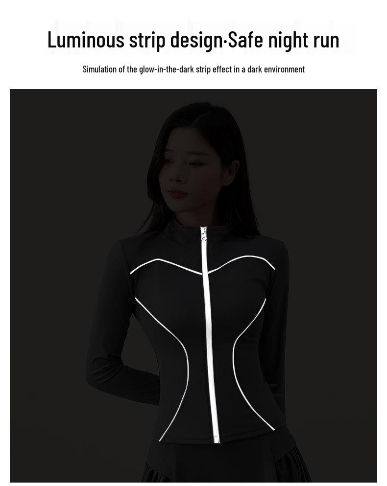 Women's High-End Yoga & Pilates Suit: Jacket, Skirt, Pants for Autumn/Winter 2024 Fitness & Running