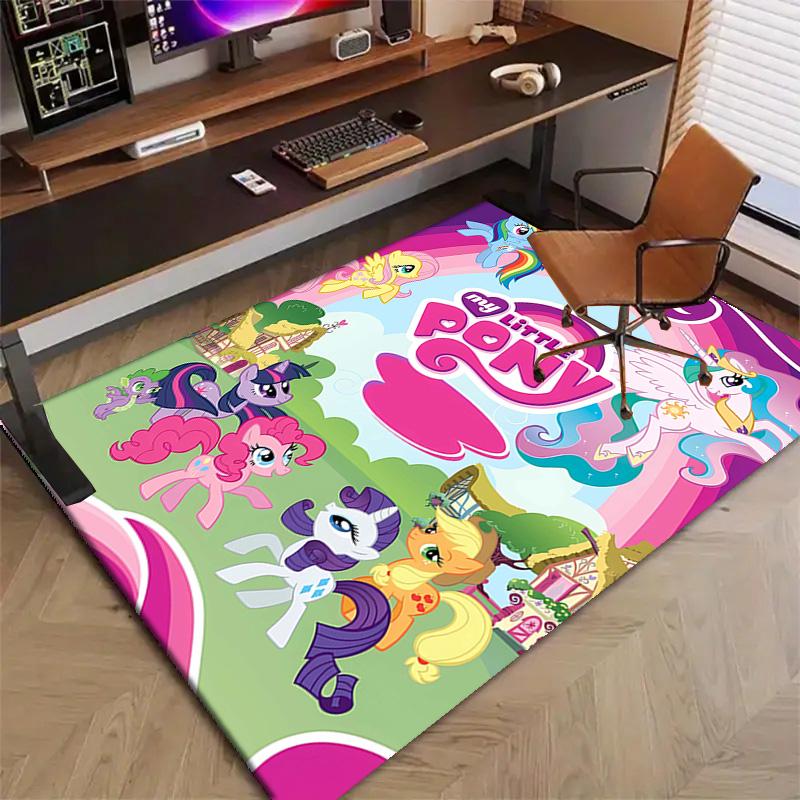 1pc My Little Pony3 Design Printed Area Rug Carpet for Bedroom Living Room Home Decor Rugs Mat Non Slip Mat Rug for Bedside