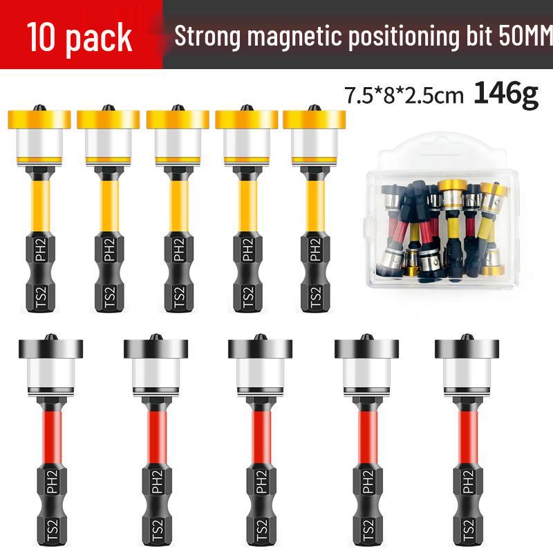 Magnetic Positioning Bit for Gypsum Board and Woodwork Ceiling Installations