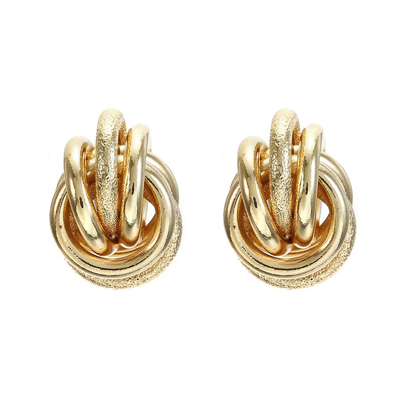 Vintage Metal Clip On Earrings Without Piercing for Women Charm Gold Maxi Ear Clips Bijoux Brincos Gift Porm Jewelry