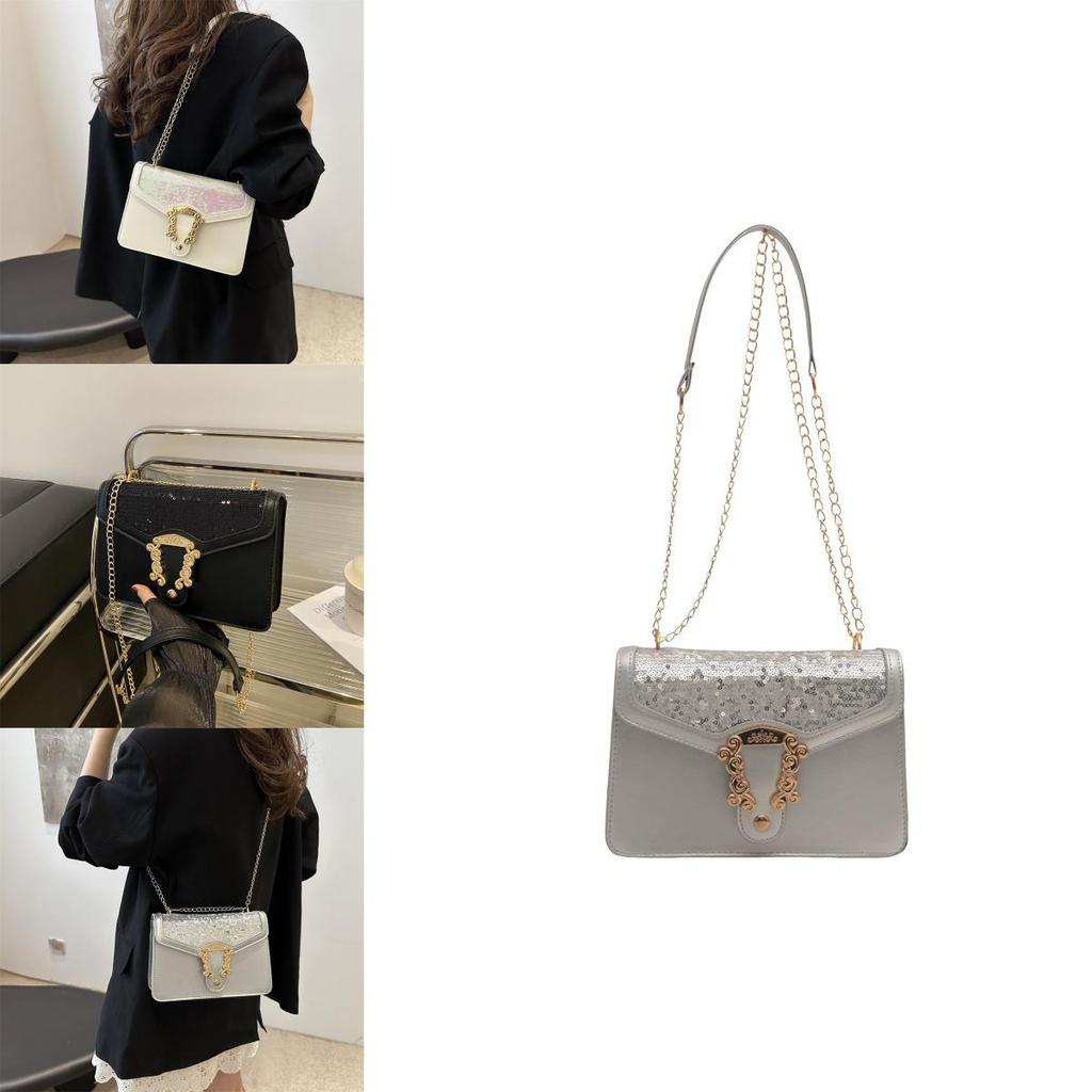Stylish Chain Shoulder Bag For Women Trendy Small Square Bag With Multiple Colors