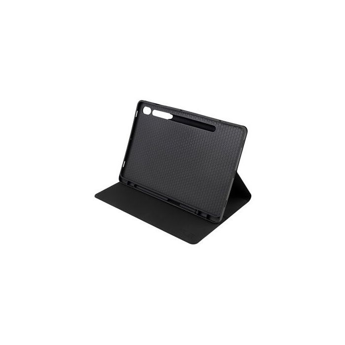 Coque pour Tablette - TUCANO - Samsung Galaxy S9+ et S9 FE+ - Caoutchouc - Support pliable - Protection rigide