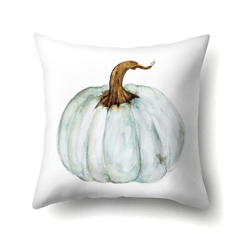 Thanksgiving Pillowcase Blessing Maple Leaf Pumpkin Sofa Cushion Cover Office Home Living Room Pillowcase