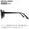 Sunglasses for Men and UV Fashion Square Thick Tinted Lenses [MERRY PLEASURE] Women, Protection, Glasses, Shape, Frame, (Lightly Tinted)
