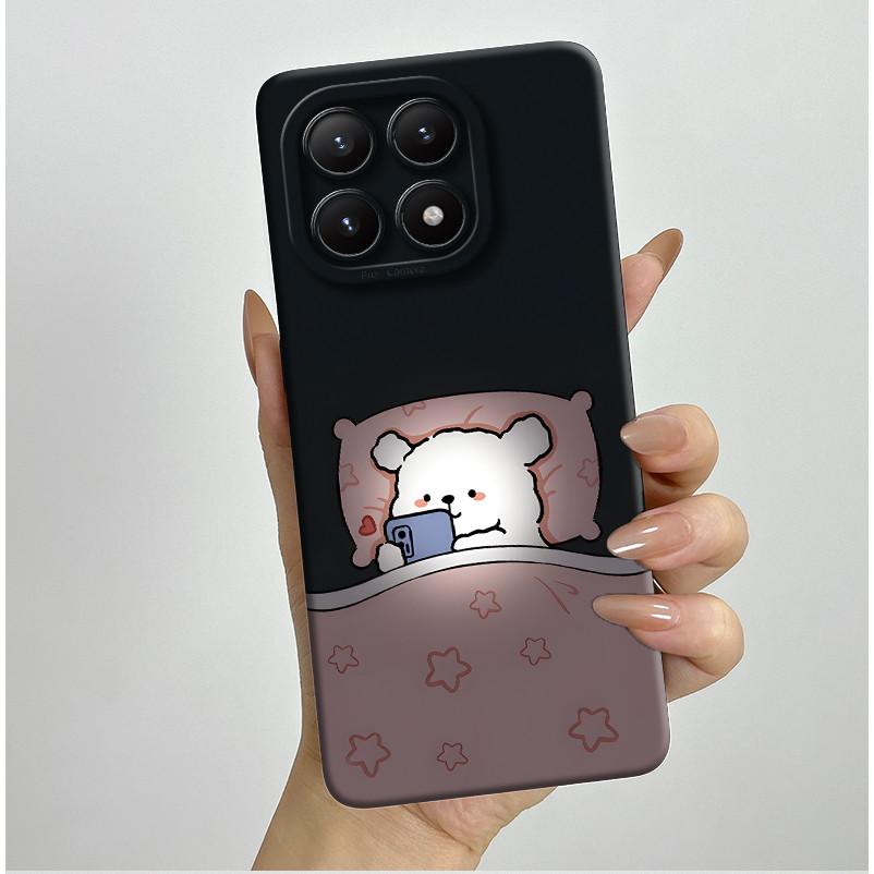 New For Xiaomi 15T Pro 15TPro Xiaomi15TPro Phone Case Aesthetic Pretty Butterfly Flowers Soft Silicone Shockproof Back Cover