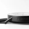 TID Watches 36mm White Dial Black Leather Strap Black Buckle Minimalist Design Quartz Movement Unisex Nordic Watch No.1 Swedish-Inspired