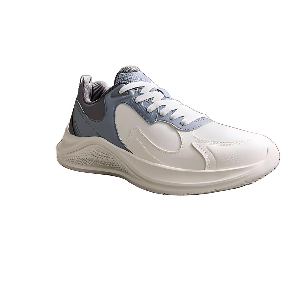 Anta Comfortable Breathable Low-Top Casual Running Shoes Men sneaker White Blue 912435518-4