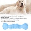 Bite Tough Dumbbell Dog Chew Toy TPR Made Puppy Teeth Cleaning Toy Pet Chew Stick  Teeth Cleaning