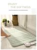 Thickened Non-Slip Water-Absorbing High-Low Pile Mat for Entrance, Kitchen, and Bathroom