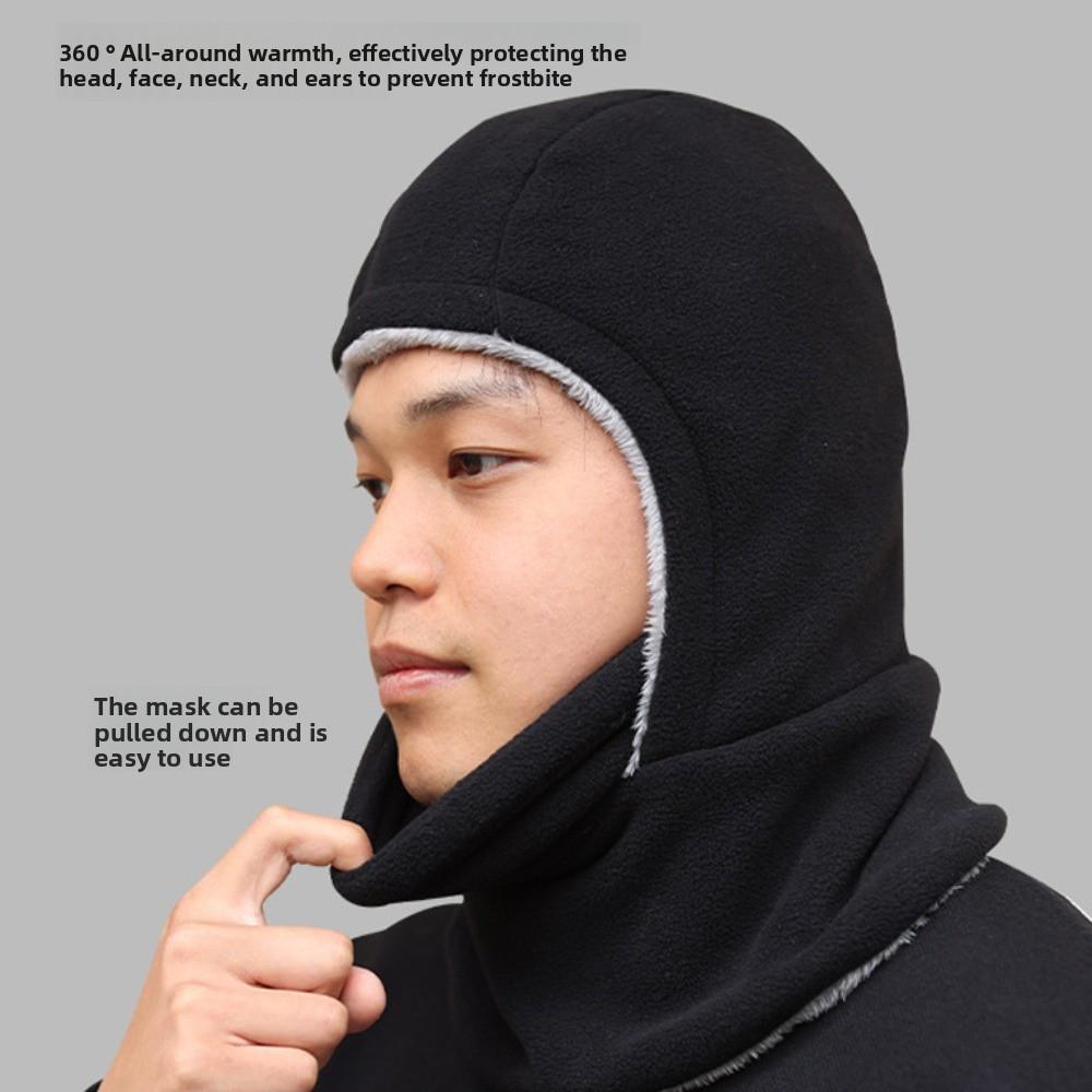 Touca Balaclava Ciclismo à Prova de Frio Proteção de Pescoço Touca de Esqui à Prova de Vento Chapéu Quente Máscara Esqui