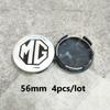 4pcs 56mm Car Wheel Hub Center caps For MG 4 5 7 6 Cyberster MG4 EV ES5 HS ZS ONE GT GS MG3 EZS 3SW MARVEL-R with Emblem Badge