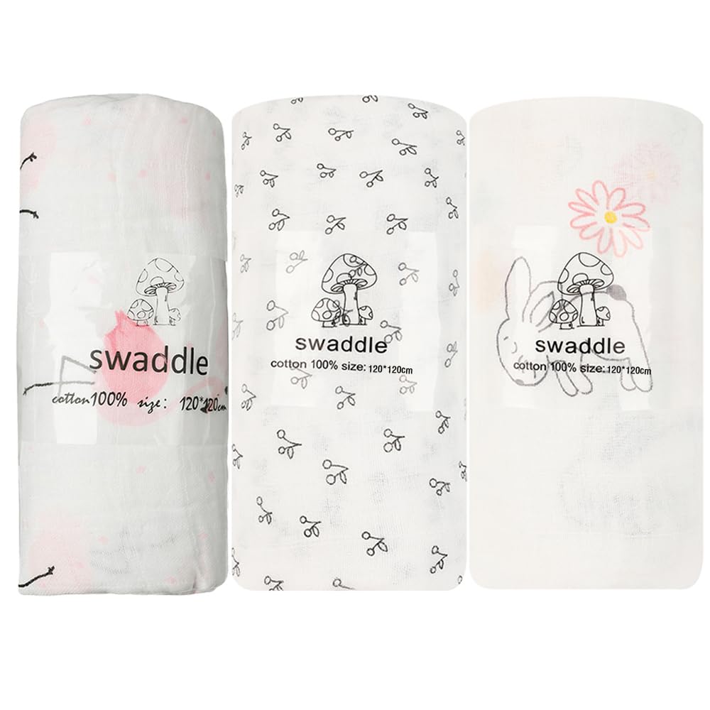 

Gauze Baby Baby Bath Baby Nursing Baby Baby Shower Set of for Girls Swaddles, Towels, Blankets, Covers, Swaddles, Gifts, 3, 120120cm, 100% Cotton,