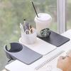 Storage Table Side Drinking Glass Shelf Office Desk Surface Panel Artifact Computer Desk Fixed Cup Saucer Cup Desk Storage Cup Holder