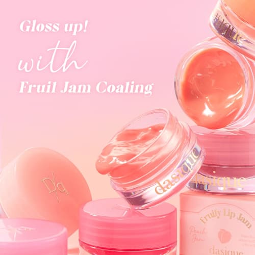 Official" Daisyk Fruity Lip Jam Daisy Clip Jam/Lip Jam/Single Item/Lip Balm/Color Lip Balm (01 Peach Jam)