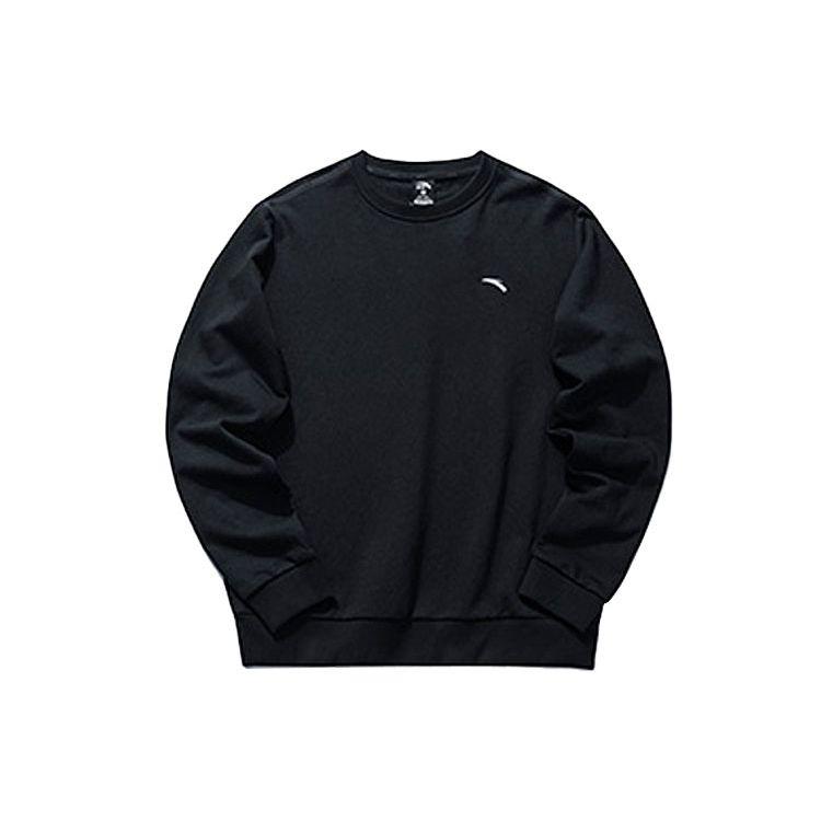 

Anta Вязаный пуловер с маленьким логотипом Мужские топы Черный 952037759-2 XL