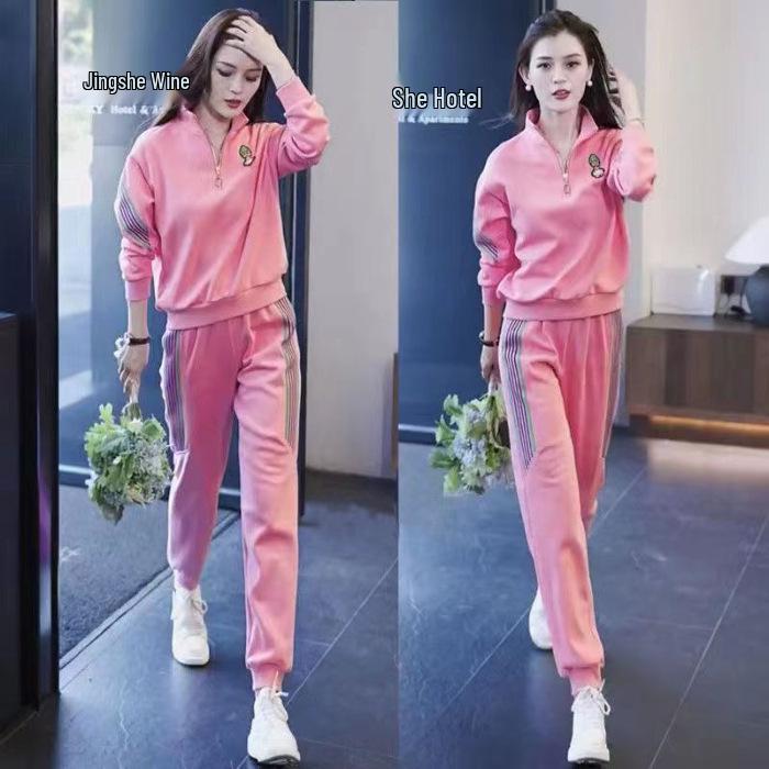 Women s Trendy Hoodie & Sweatpants Set - 2026 Spring/Autumn Collection 3XL
