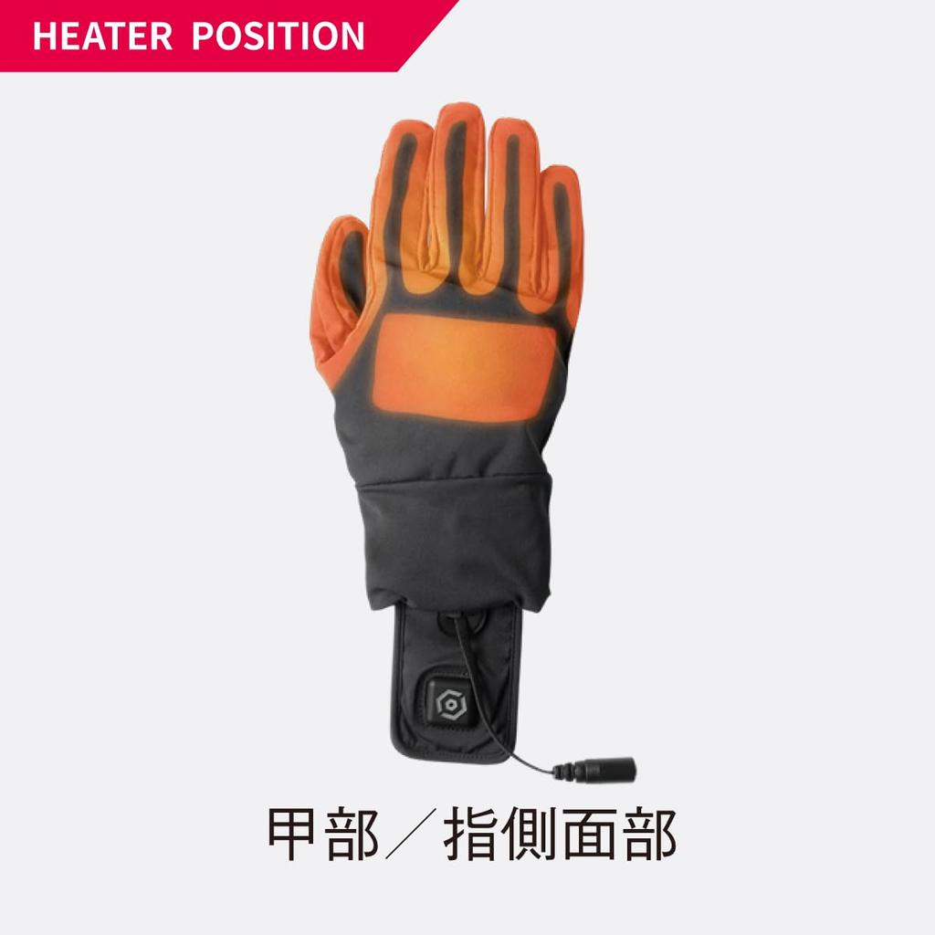 Heat Master Light Heated Inner XL Heats Up In 1 Carbon Nanotechnology Gloves, Size, Second, Lightweight,