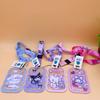 Sanrio Characters Wavy Edge Card Holder with Lanyard Transparent ID Badge Holder for Student Office Worker