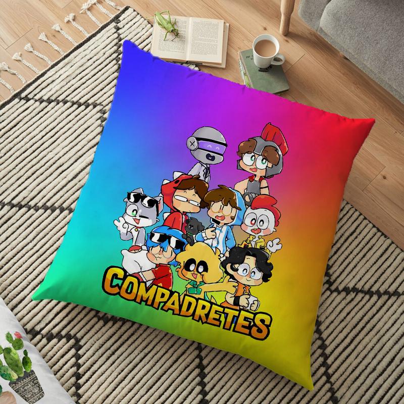 Mikecrack Los Compa Copricuscino Compadretes Decorativo Copricuscino da Lancio Federa Cuscino Soggiorno 45x45cm
