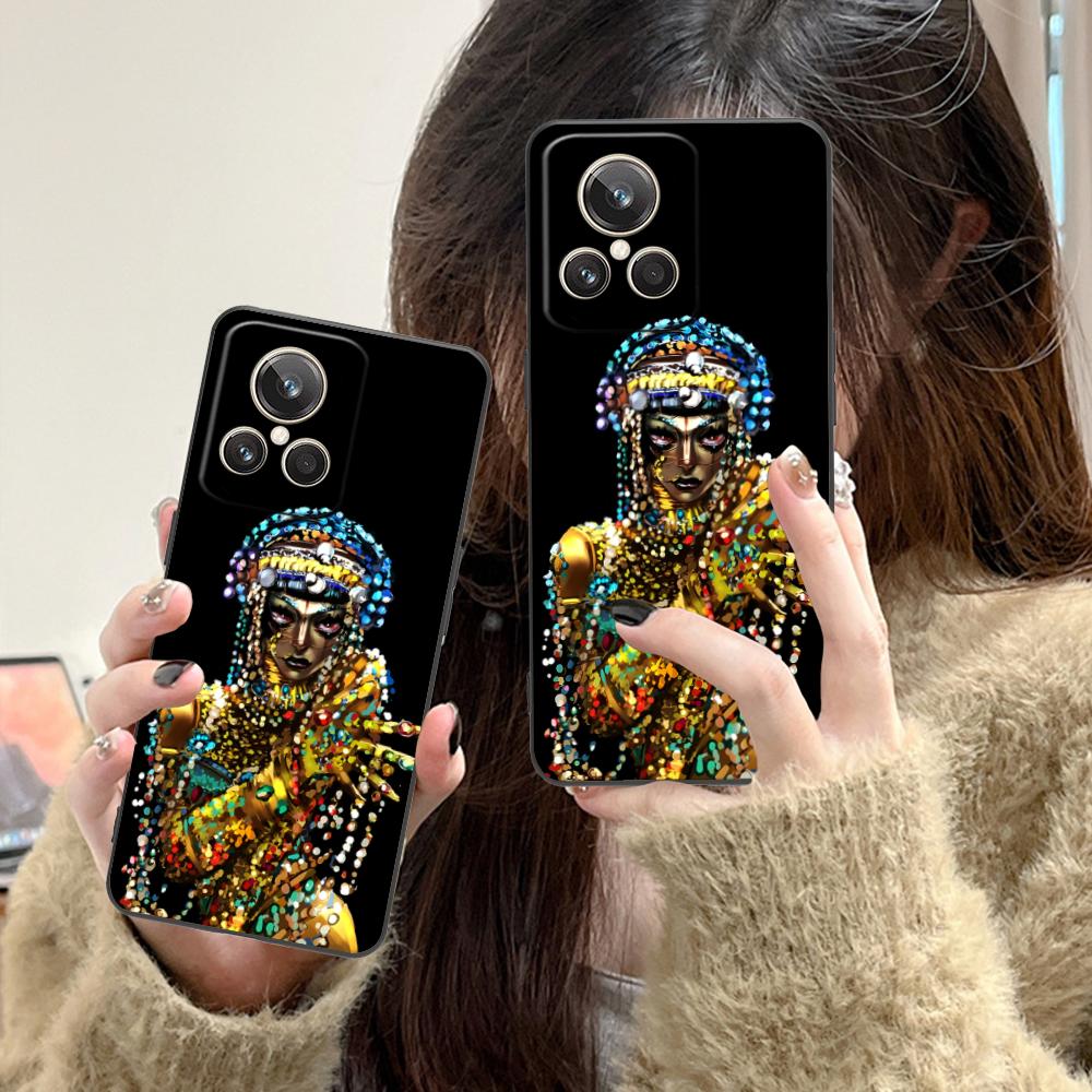 Jibaro Siren Mobile Cell Phone Case for Realme 15 14 13 12 11 10 9 Pro Plus T i Lite 5G Colorful Printing Cover Cover Smartphone