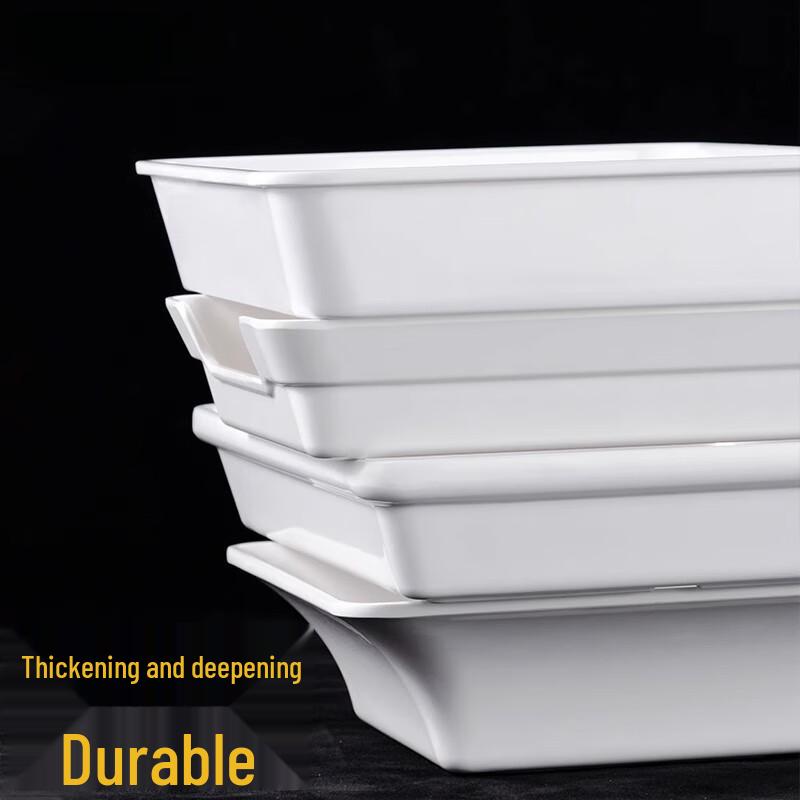 Melamine Rectangular Food Display Tray