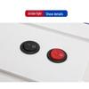 Double-Sided Solar LED Traffic Warning Light: Red & Blue Flashing Signals for Road Construction