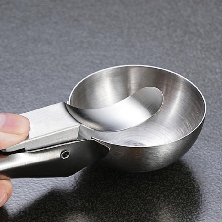 Edelstahlschaufeln in Gewerbequalität Rutschfester Griff Auslösesystem Ideal für Eisdielen