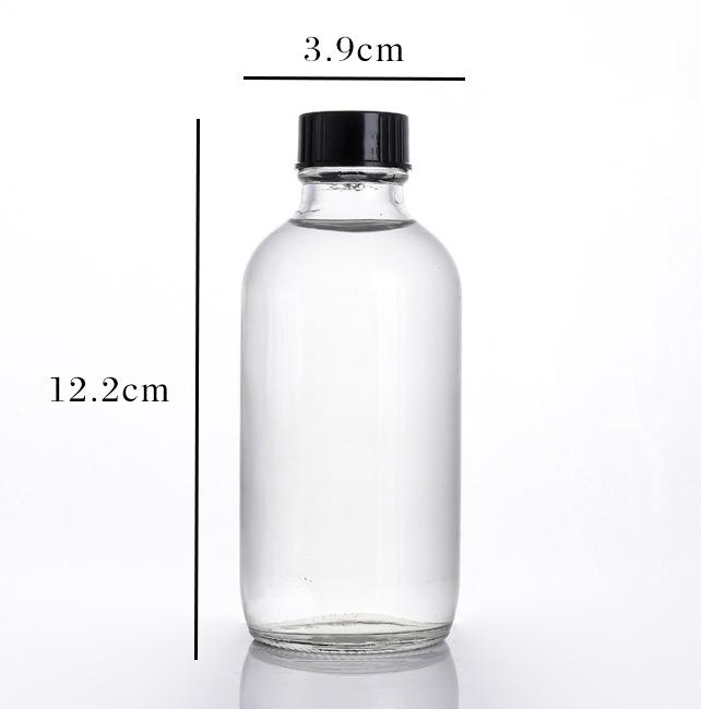 12pcs 2oz Small Clear Glass Bottles with Lids for Liquids for Ginger Shots,Juice,Potion,Liquids,Whiskey-Mini Travel Bottles
