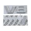3d Metal V6 V8 Logo Rear Trunk Tailgate Fender Emblem Badge Sticker for Toyota Highlander