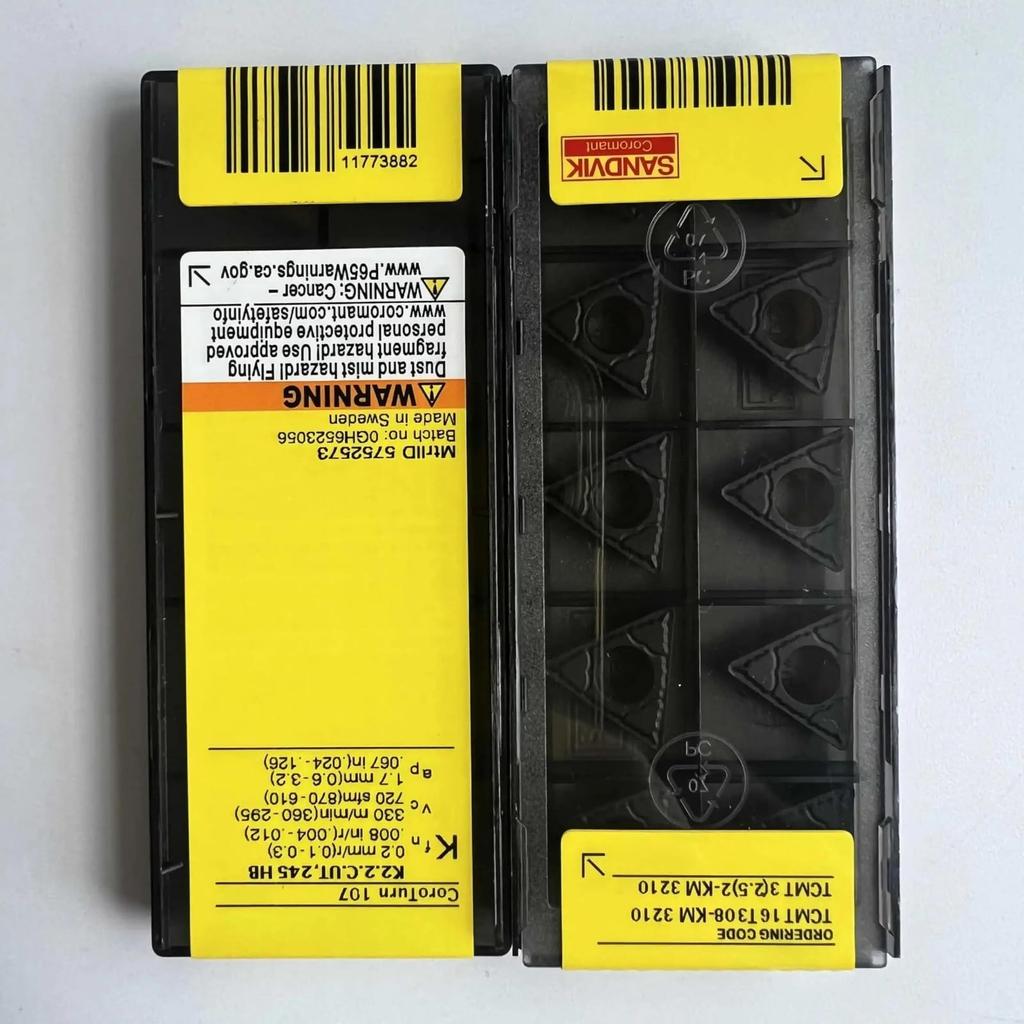 Original Sandvik / TCMT16T308-KM 3210 / CNC lathe carbide blade 10 PCS