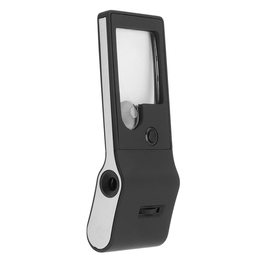 LED Lighted Magnifier 3X 10X 55X Portable Aspheric Magnifier High Bright UV Detection Magnifying