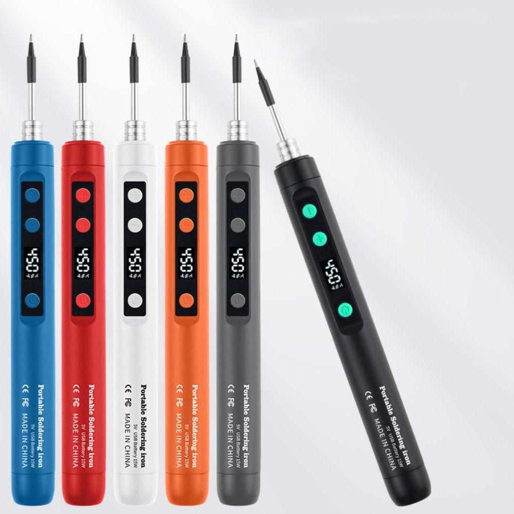 5V/15W Digital Display Soldering Iron Adjustable Temperature Mini Welding Kit