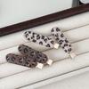 Leopard Print Oval Hair Clip: Trendy Autumn/Winter Accessory for Women.