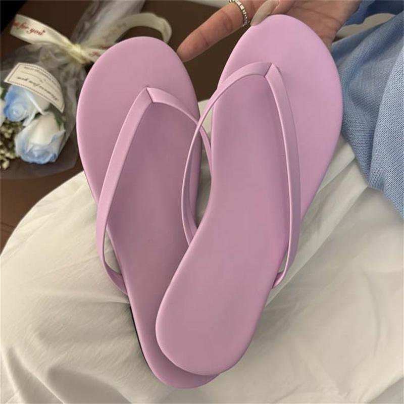 Fashion Eilyken Summer Clip Toe Flat Heels Slippers Women Casual Outdoors Beach Shoes Concise Flip Flops Zapatos De Mujer