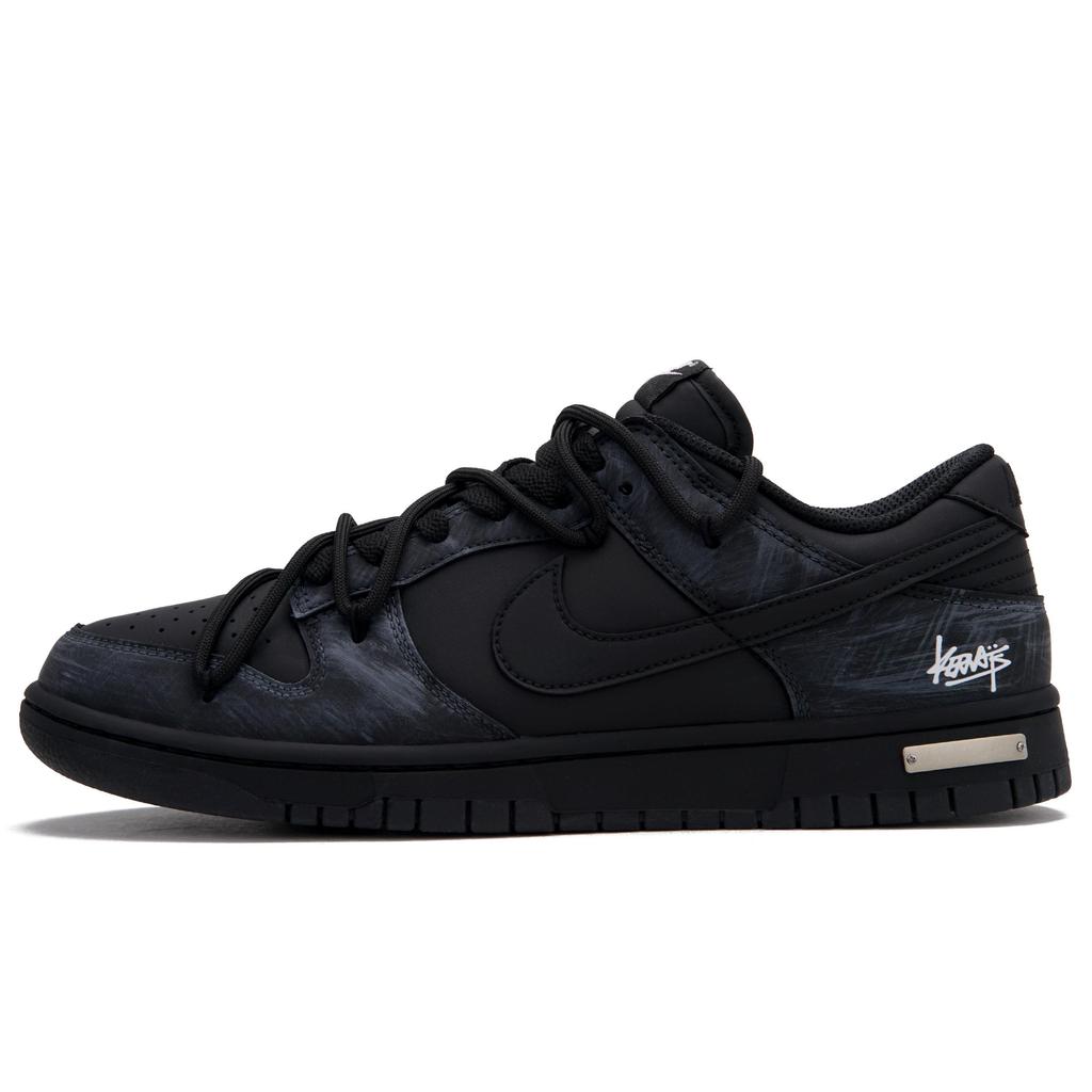 Nike Dunk Dark Shadow Low top Skateboard Shoes Unisex Black IO7606-010(Team734-)