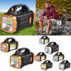 Powerful LED LED Flashlight USB Rechargeable IP44 Waterproof Camping Torch Solar Rechargeable 8 Lighting Modes