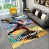 Retro Street Fighter Games Cartoon Carpet Rug for Bedroom Living Room Sofa Playroom Doormat Home Decor,Kid Area Rug Non-slip