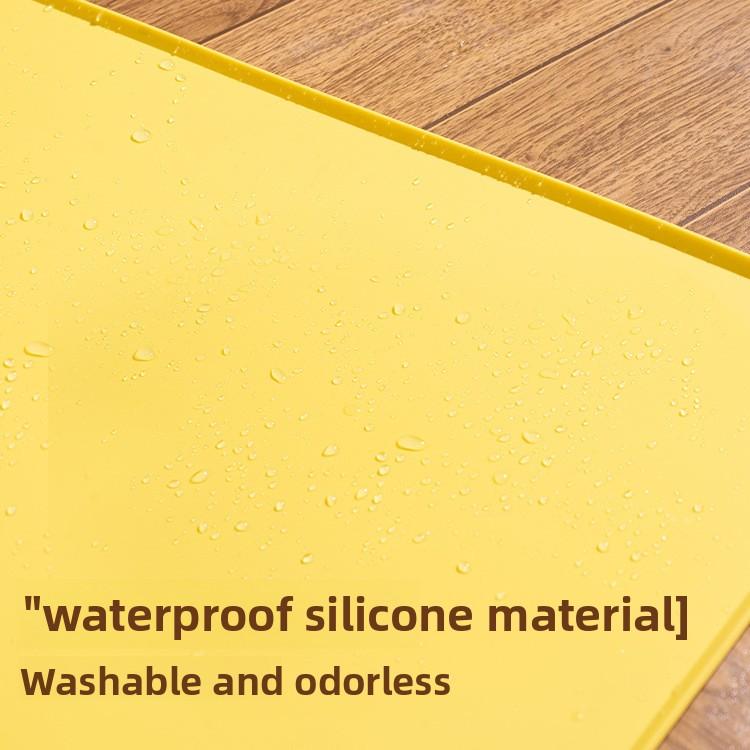Pet Placemat Pet Silicone Mat Cat and Dog Feeding Mat Easy To Clean Waterproof, Non-slip and Leak-proof Cat and Dog Paw Mat Dog Mat