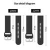 For Amazfit Active Silicone Sports Watch Strap with Colorful Buckle Max Smart Watch Band Replacement Accessory