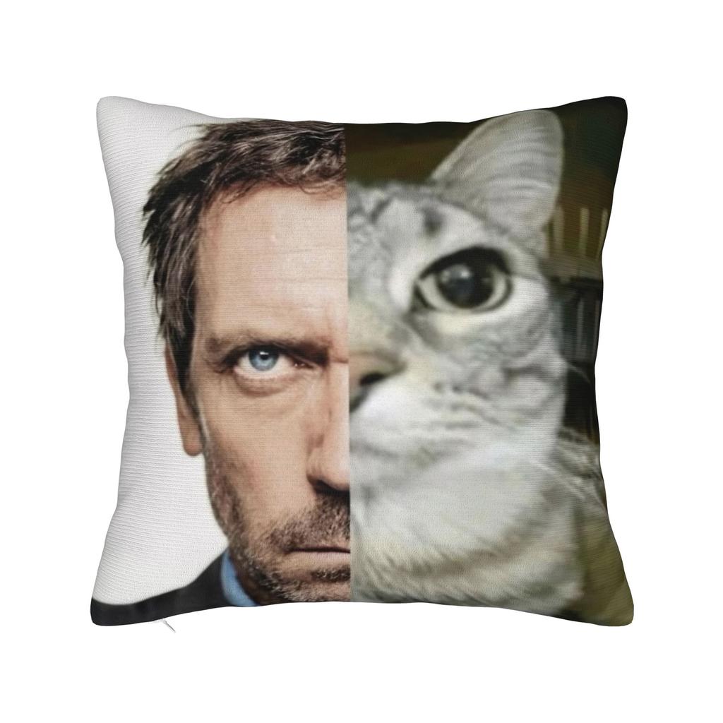 House MD Dr Gregory House Pillow Covers Product Soft Cushion Cover Decorations  Throw Pillow Case Cover Home Multiple Sizes