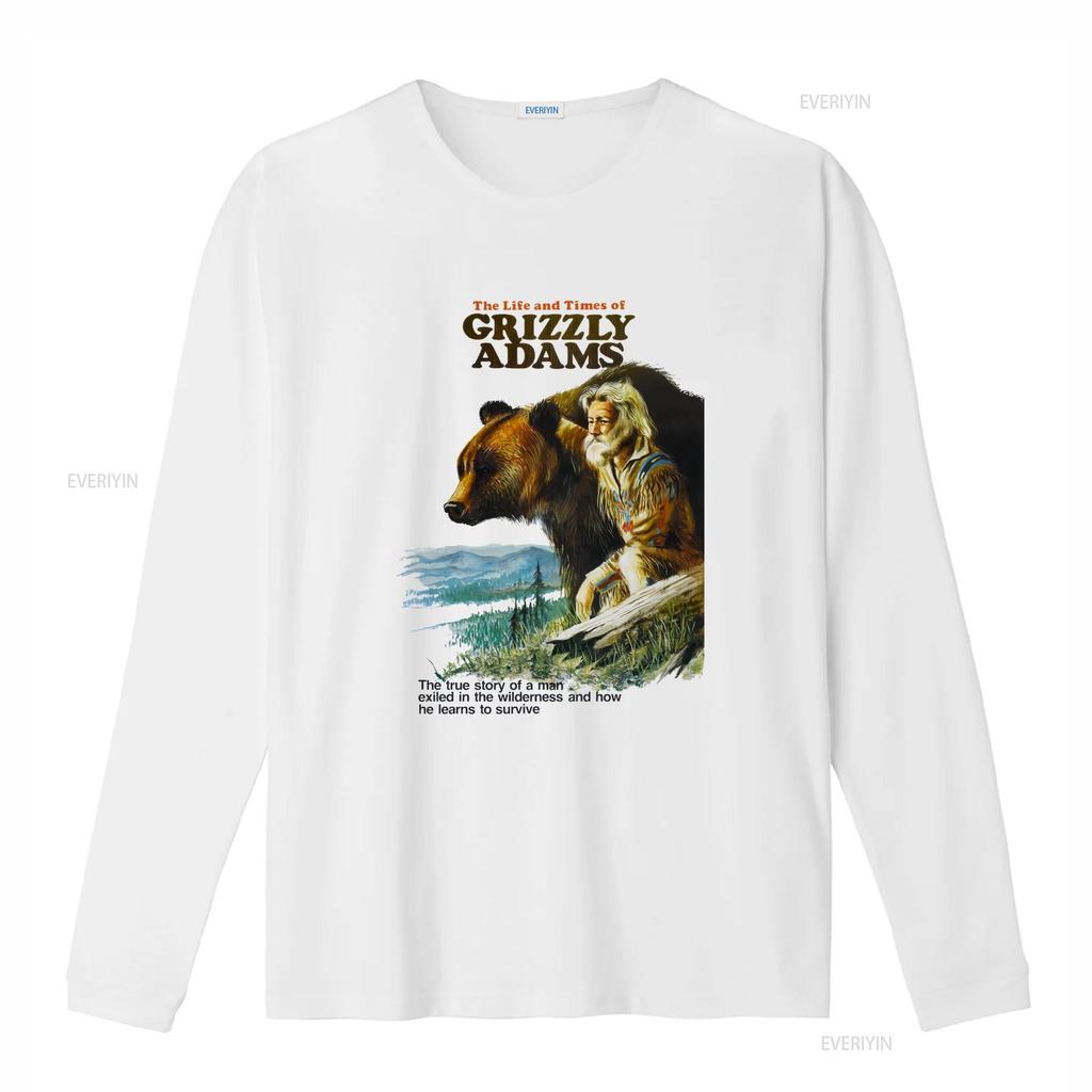 Bear The Life And Times Of Grizzly Adams Movie Retro T Shirt New Vintage Washed Casual Streetwear Stretched Stylish Breathable